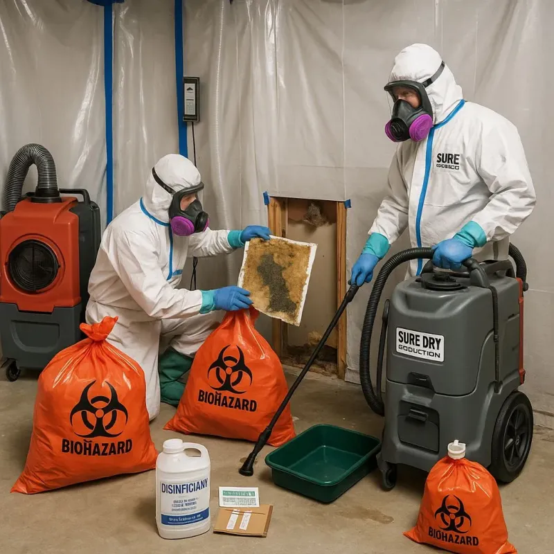Contaminated Water Handling Protocols process in Mount Vernon, TX